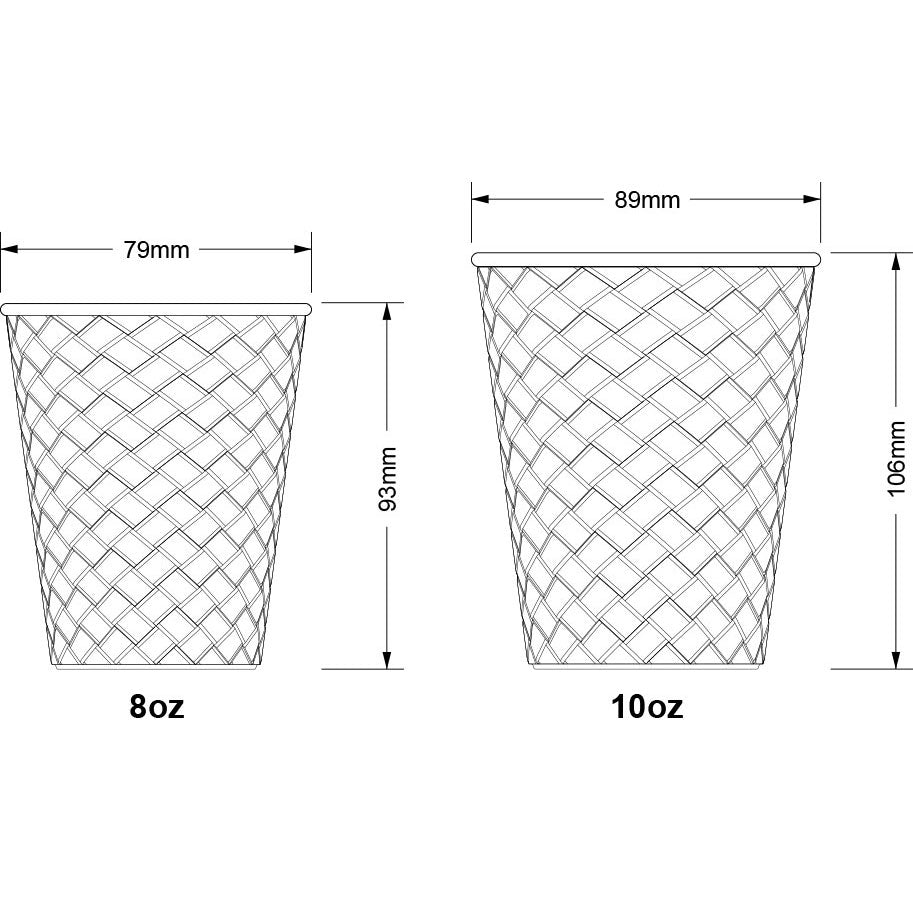 Coffee Cup - Jade & Gold Weave