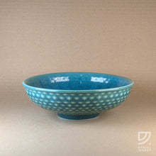 Load image into Gallery viewer, Bowl - Turquoise Dimple