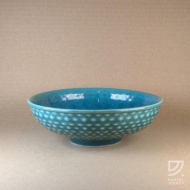 Bowl - Turquoise Dimple