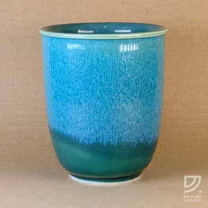 Coffee Cup - Turquoise Curve