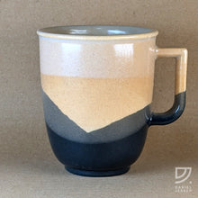 Load image into Gallery viewer, Coffee Mug - Black, Buff &amp; Cream