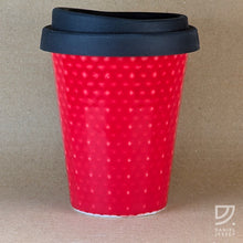 Load image into Gallery viewer, Coffee Cup - Red Dimple