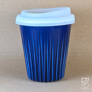 Coffee Cup - Cobalt Fluted