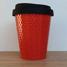 Load image into Gallery viewer, Coffee Cup - Red Dimple