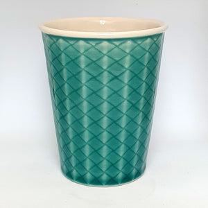Coffee Cup - Turquoise Weave