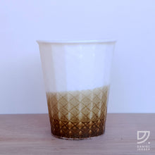 Load image into Gallery viewer, Coffee Cup - White &amp; Copper Weave