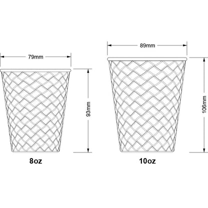 Coffee Cup - Jade & Gold Weave